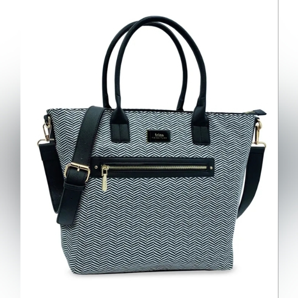 Trina Turk Double Handled Tote with Detachable Shoulder Strap- NWT- MSRP $348